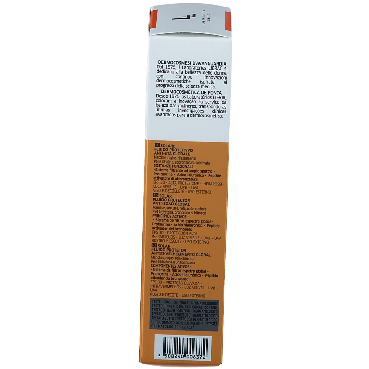 Lierac Sunissime Fluide Protecteur Energisant Visage SPF30