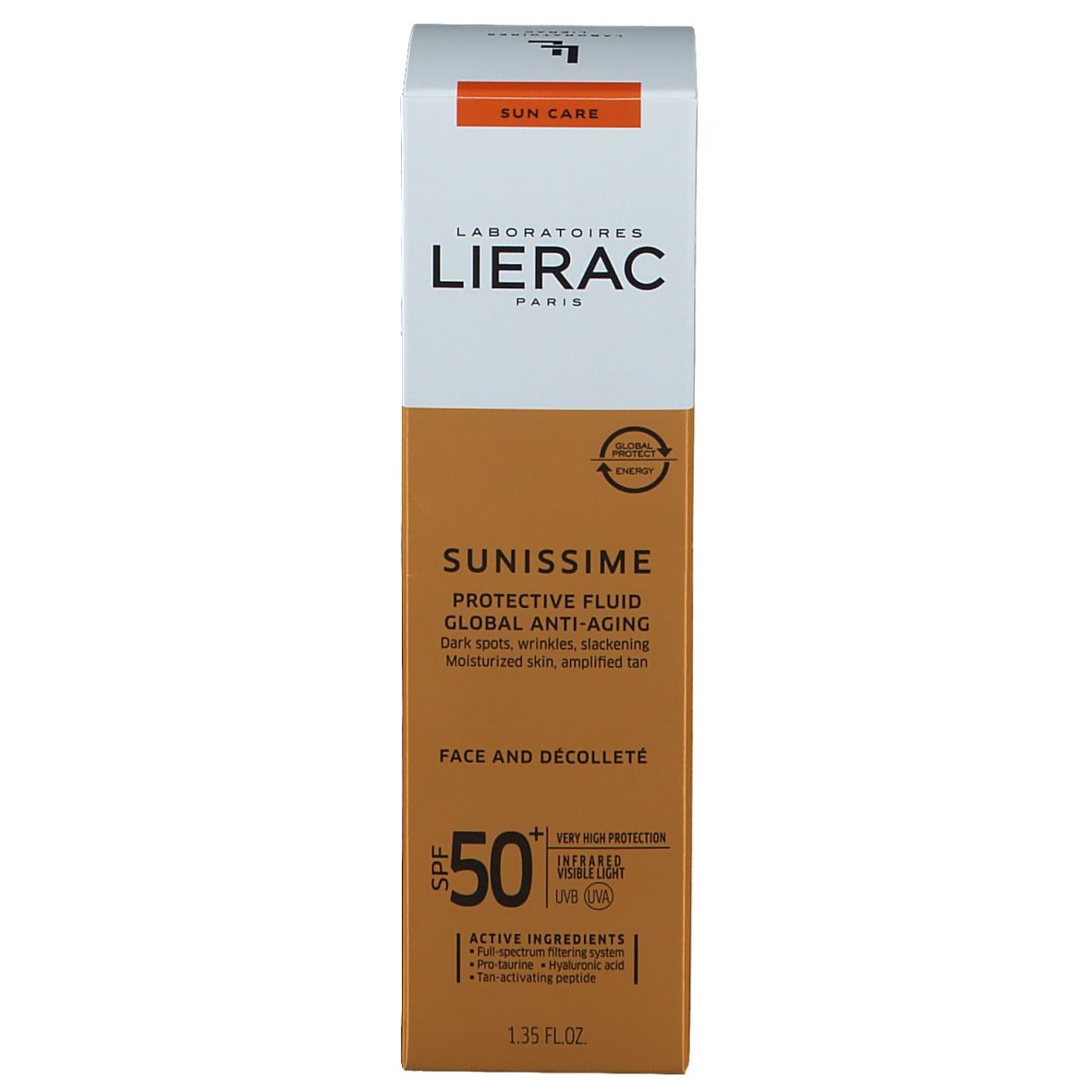 Lierac Sunissime Energierijke Beschermende Fluide Gelaat SPF50