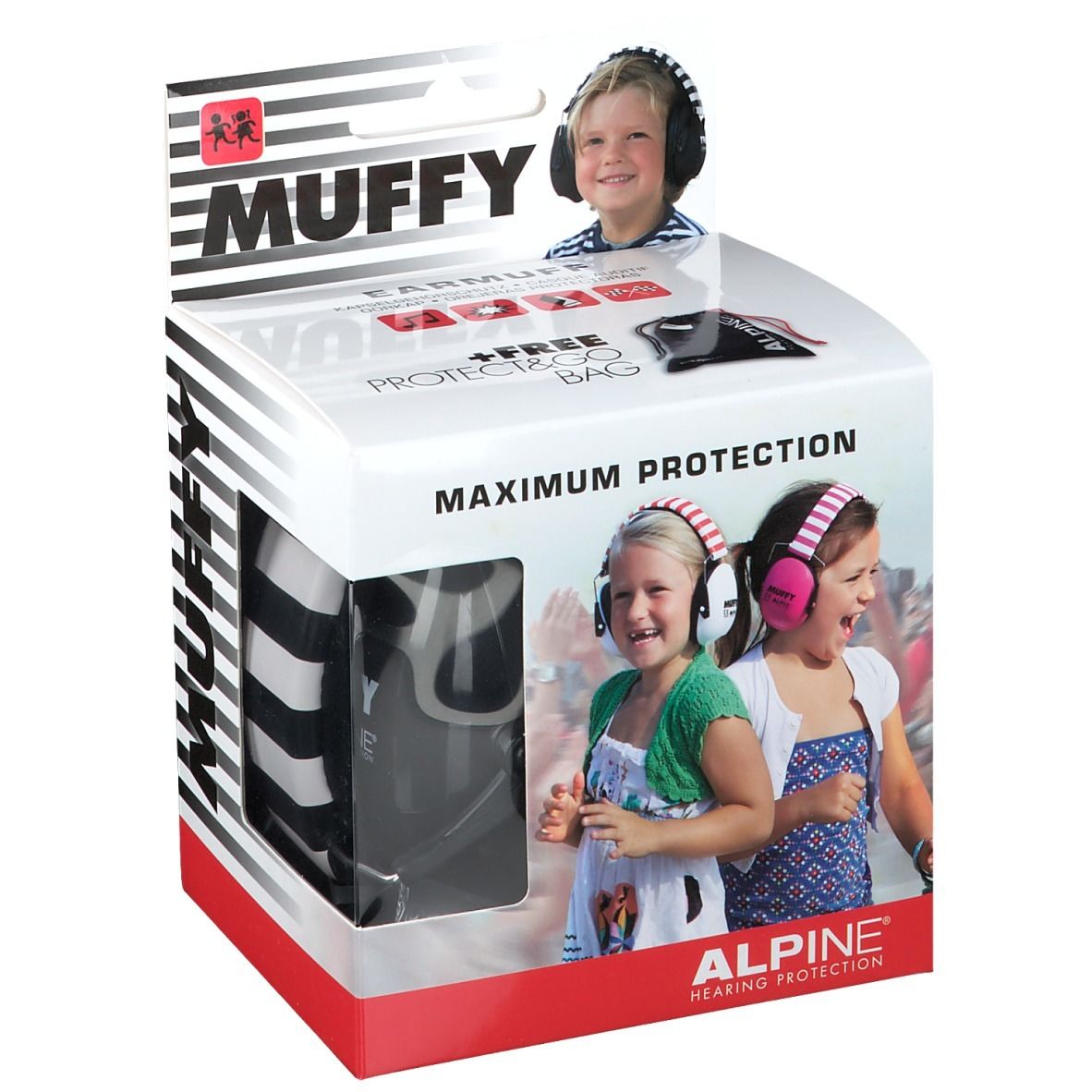 Alpine Muffy Koptelefoon Kids Zwart