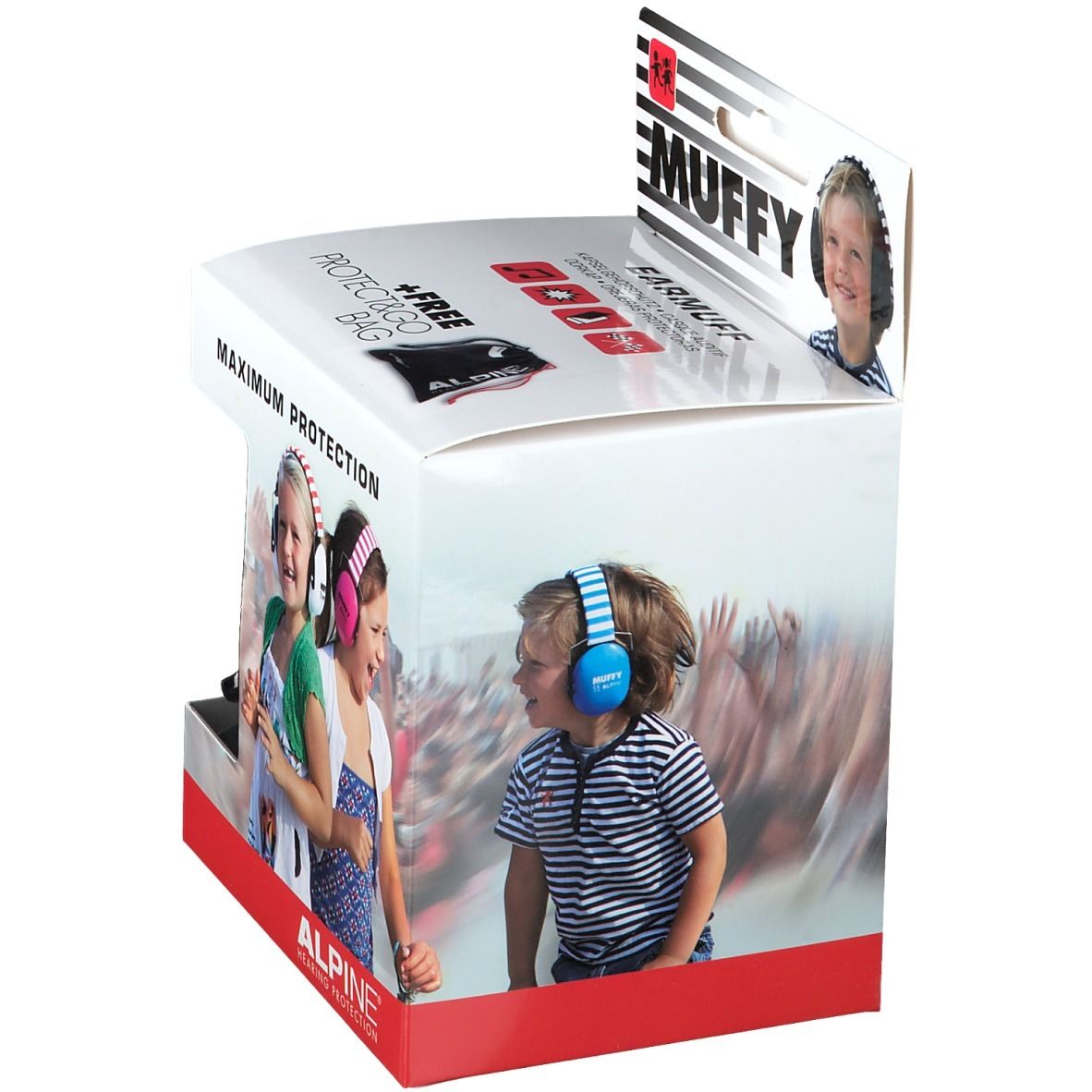 Alpine Muffy Koptelefoon Kids Zwart
