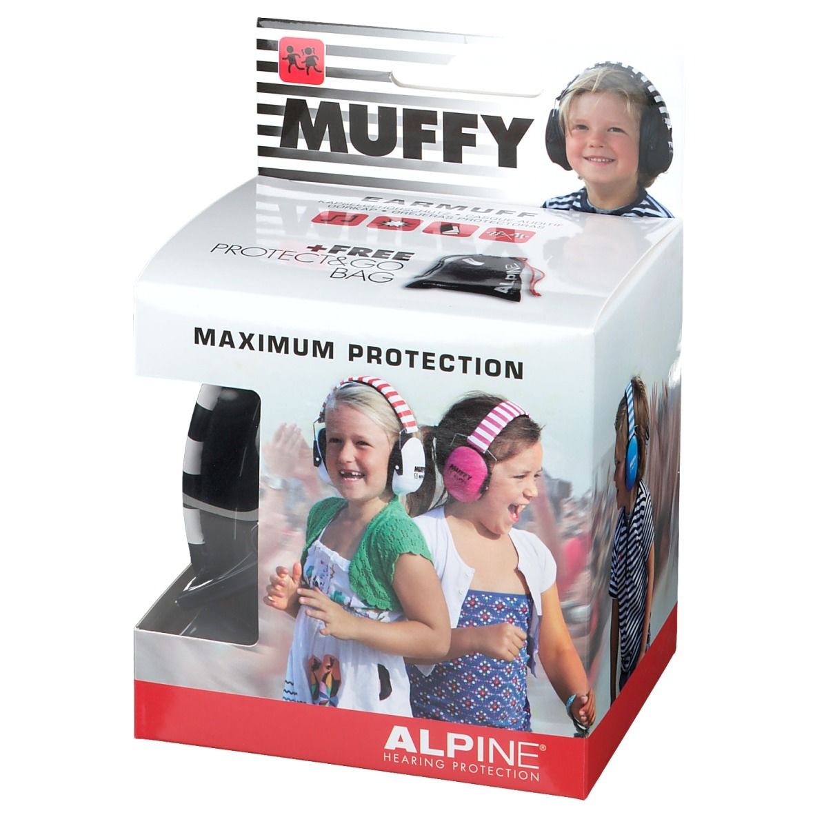 Alpine Muffy Koptelefoon Kids Zwart