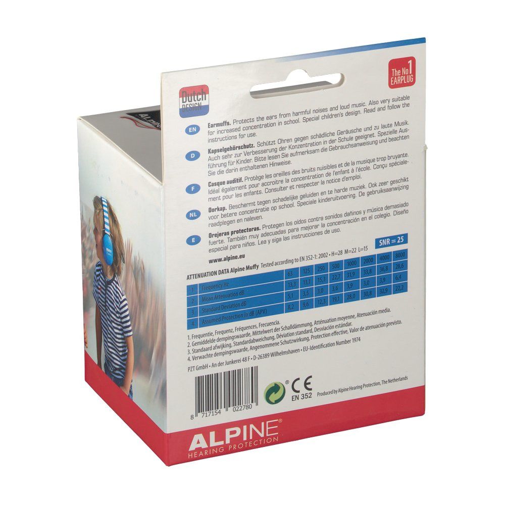 Alpine Muffy Koptelefoon Kids Blauw