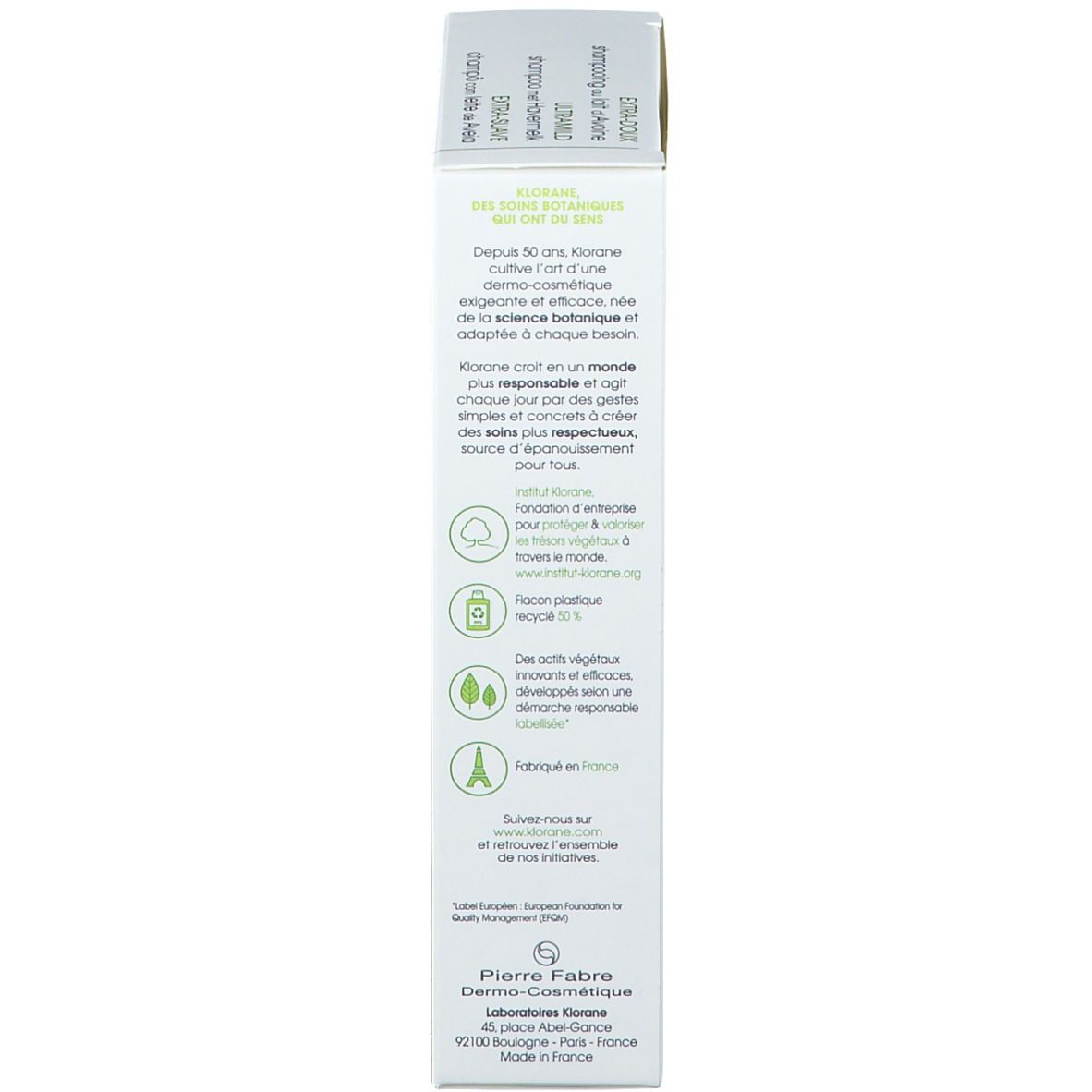 Klorane Extra-Doux Shampooing au Lait d'Avoine Nouvelle Formule
