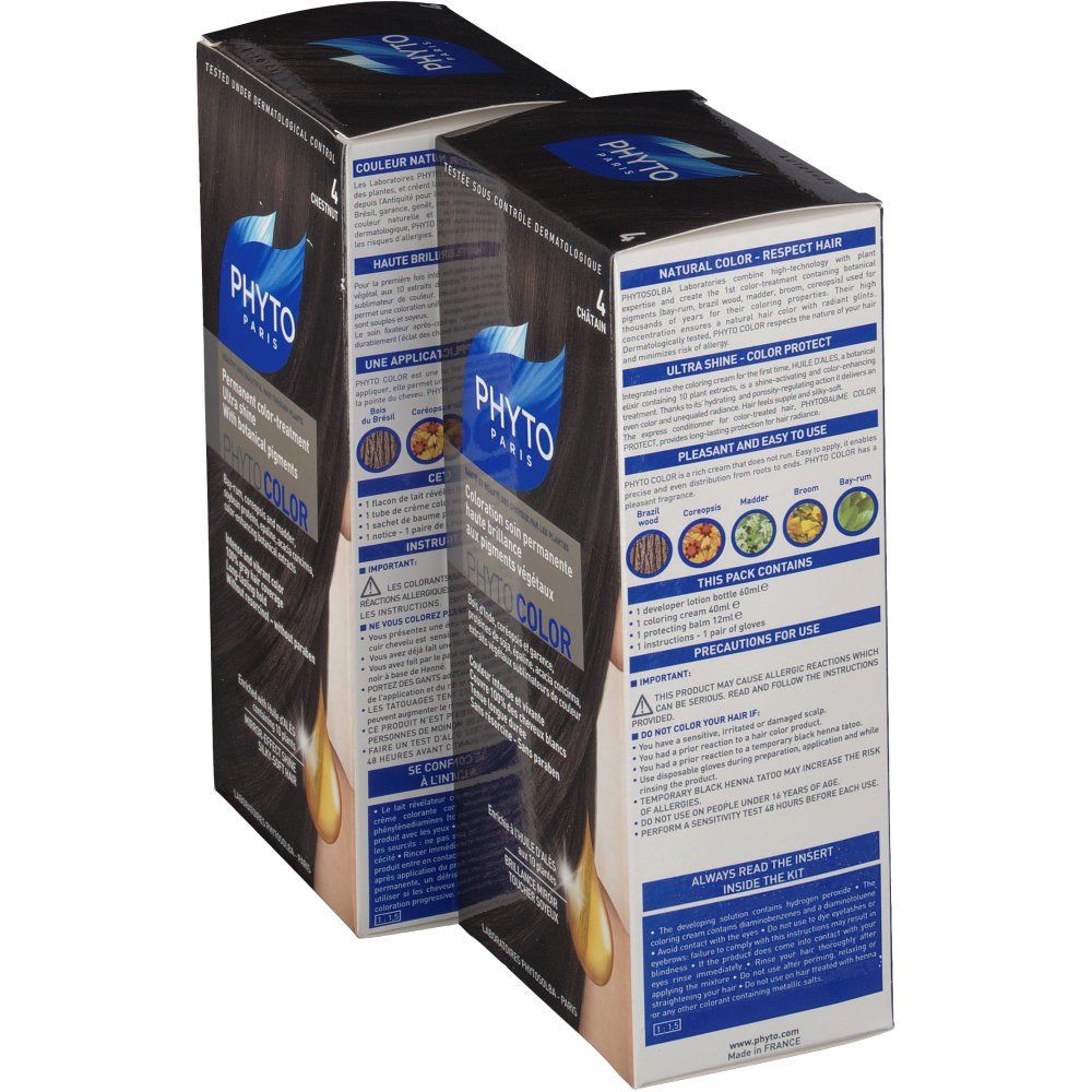 Phytocolor 4 Kastanje 1+1 GRATIS