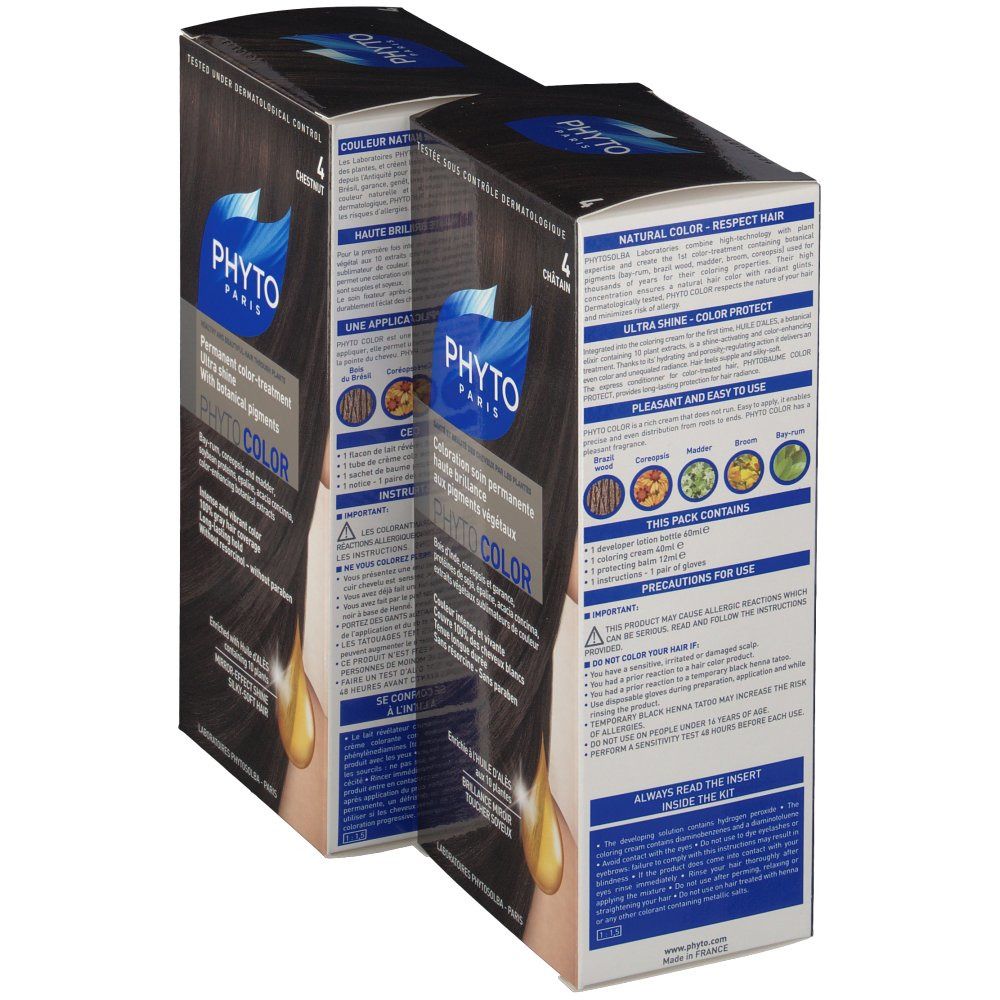 Phytocolor 4 Kastanje 1+1 GRATIS