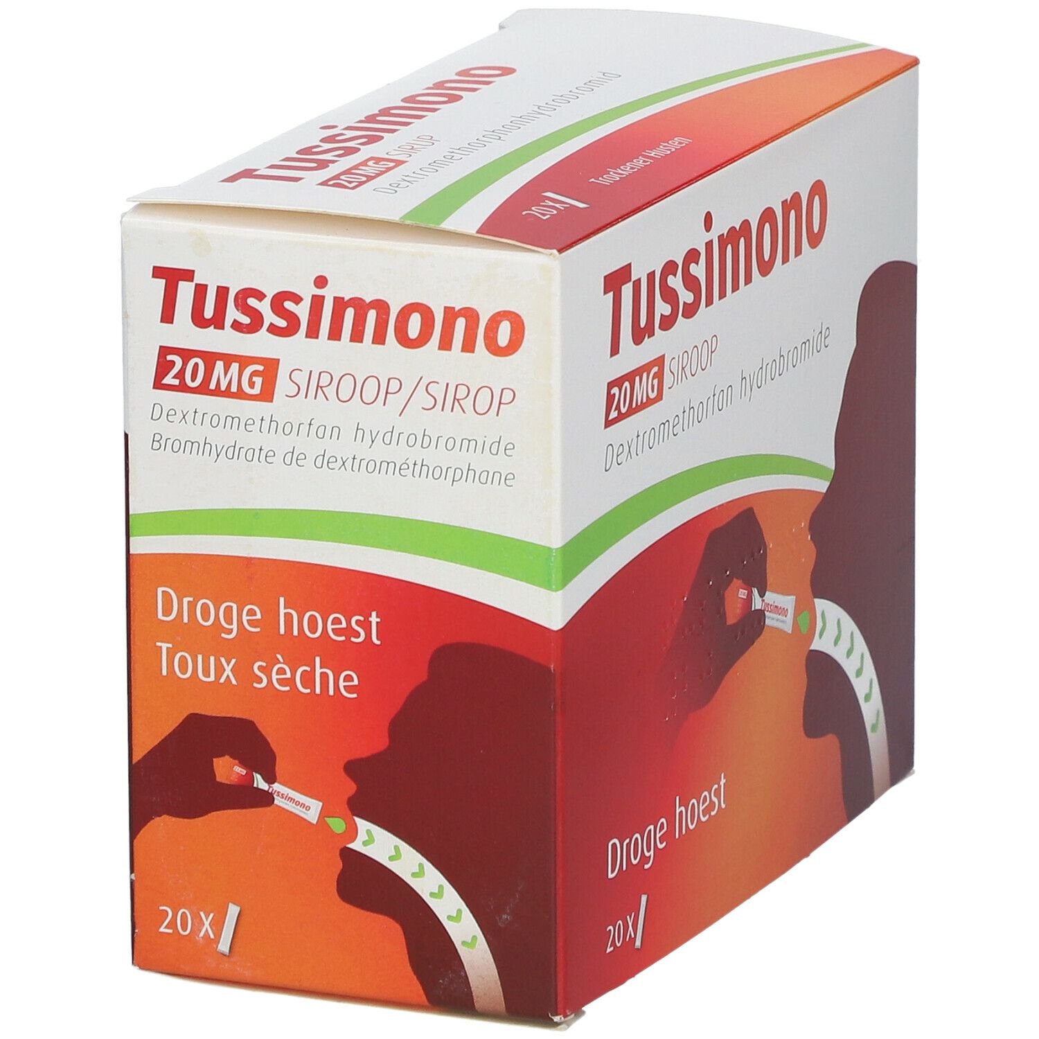 Tussimono 20mg Siroop Sticks