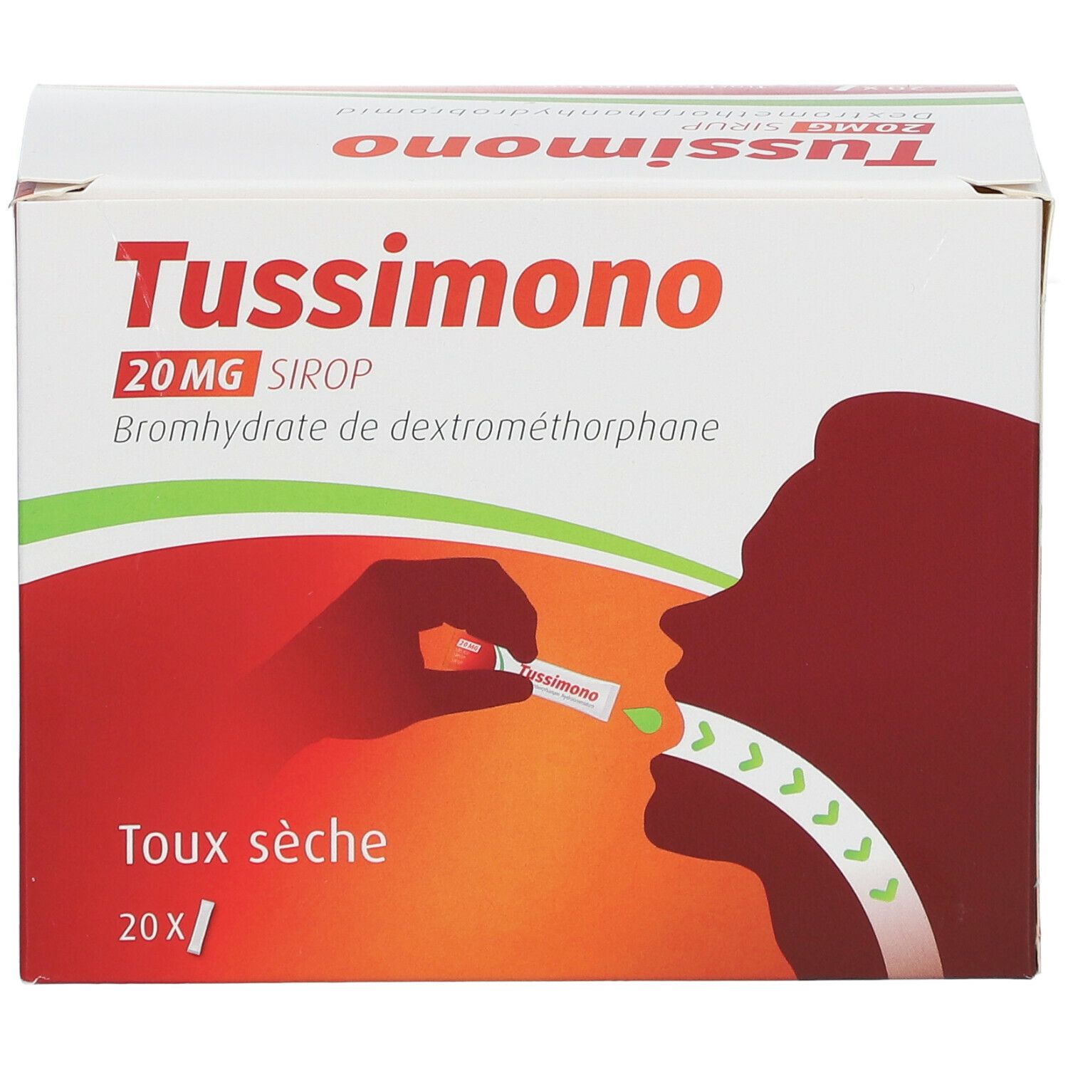 Tussimono 20mg Siroop Sticks