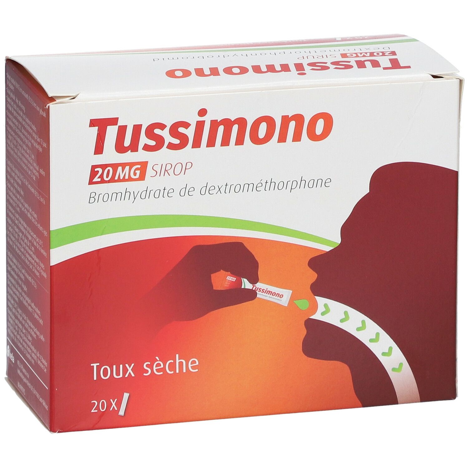 Tussimono 20mg Siroop Sticks