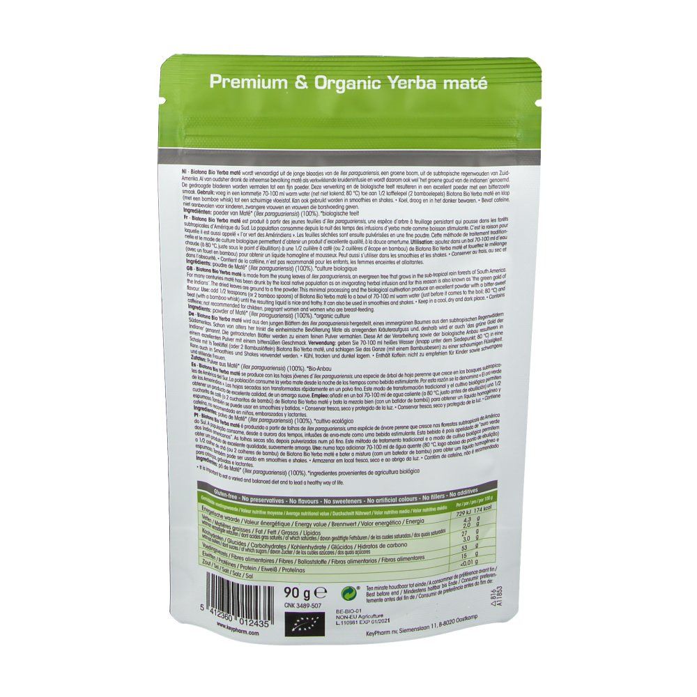Biotona Bio Yerba Maté Thé