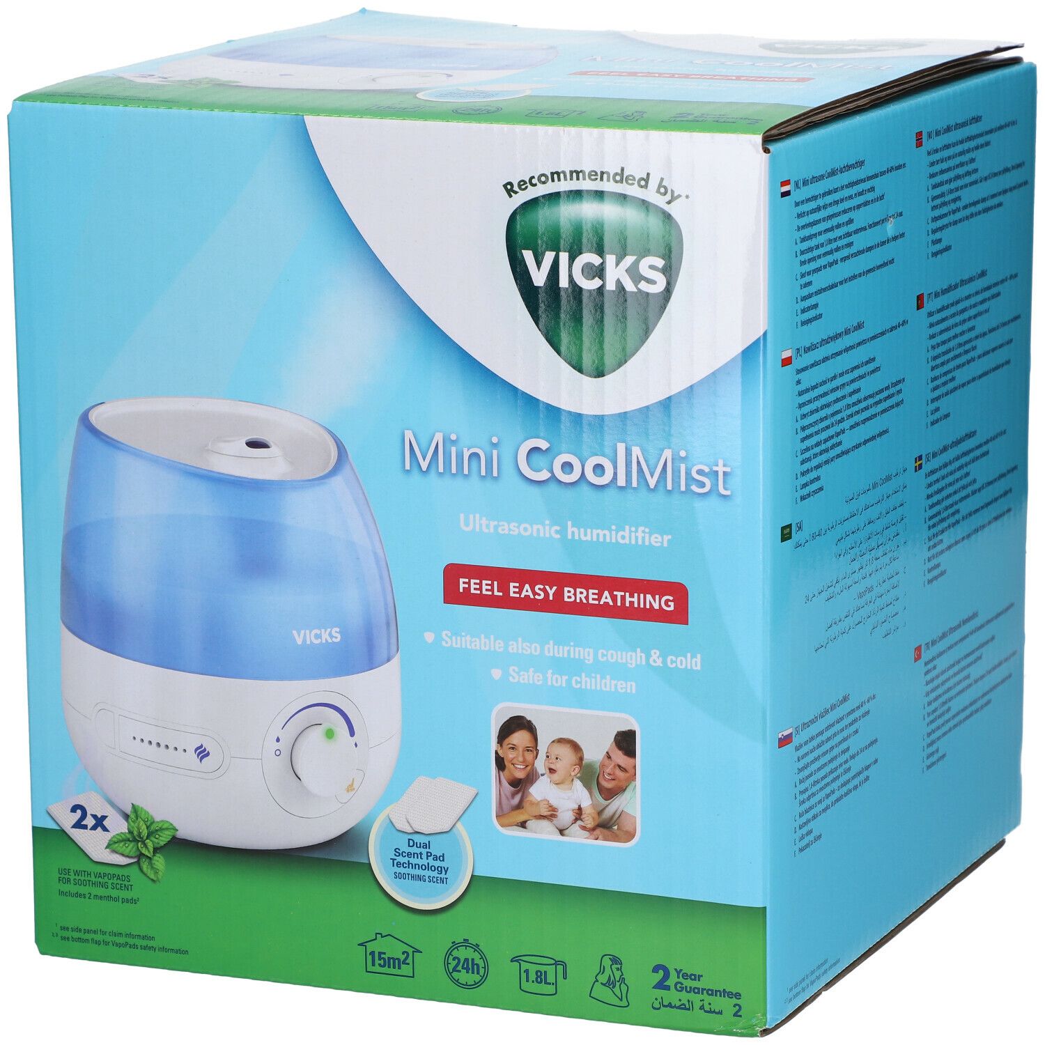 Vicks Humidificateur Mini Cool Mist VUL520E4