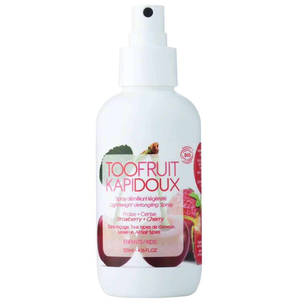 TOOFRUIT Kapidoux Ontwarrende Spray zonder Spoelen Kids Aardbei - Kers Bio