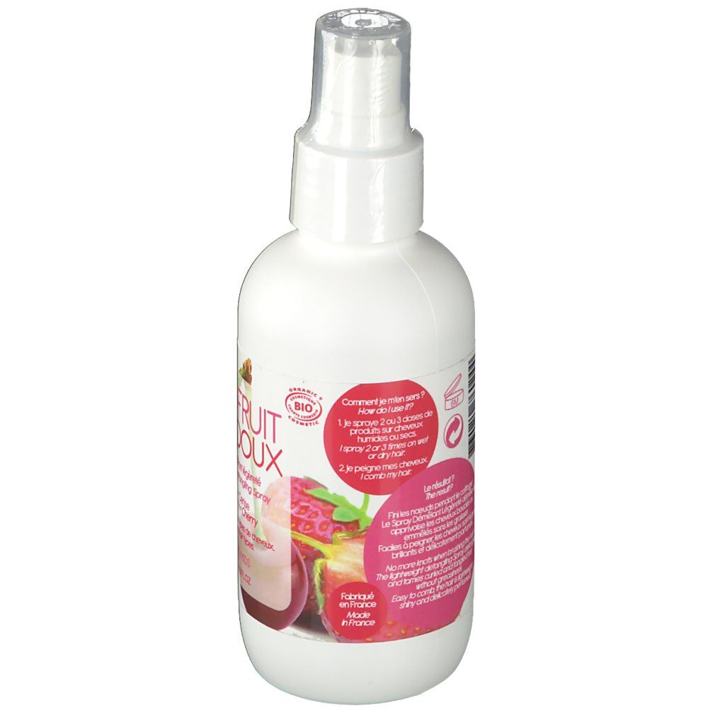 TOOFRUIT Kapidoux Ontwarrende Spray zonder Spoelen Kids Aardbei - Kers Bio