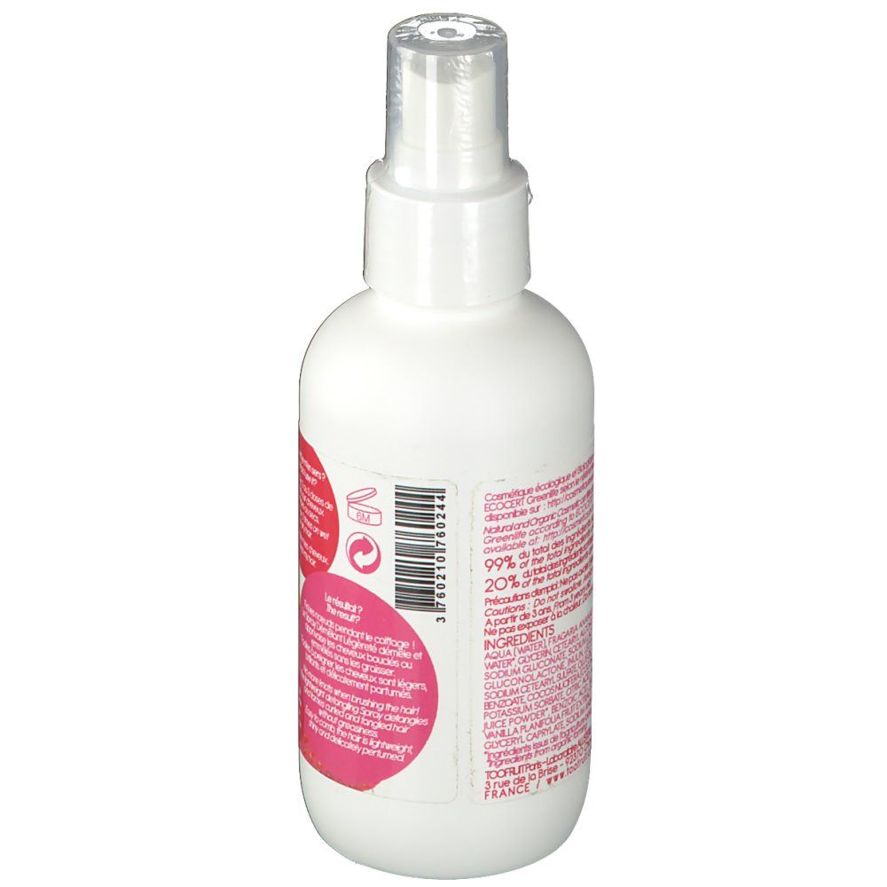 TOOFRUIT Kapidoux Ontwarrende Spray zonder Spoelen Kids Aardbei - Kers Bio
