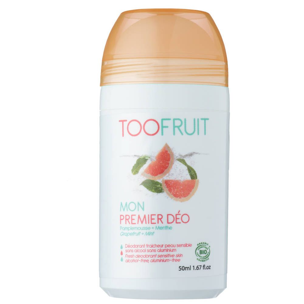 TOOFRUIT Mon Premier Déo Roll-On Pompelmoes - Munt Bio