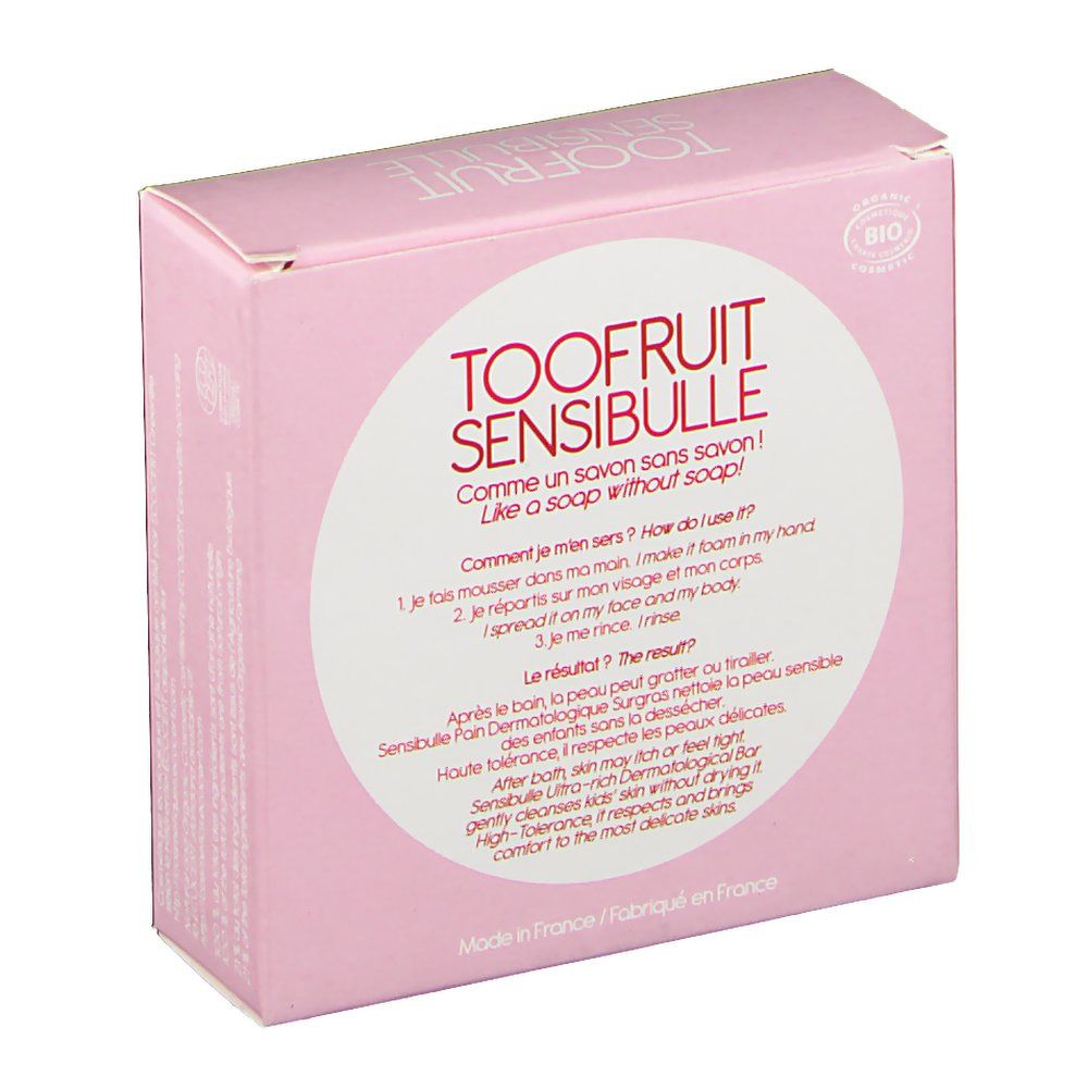 TOOFRUIT Sensibulle Pain Surgras Enfants Fraise - Framboise Bio