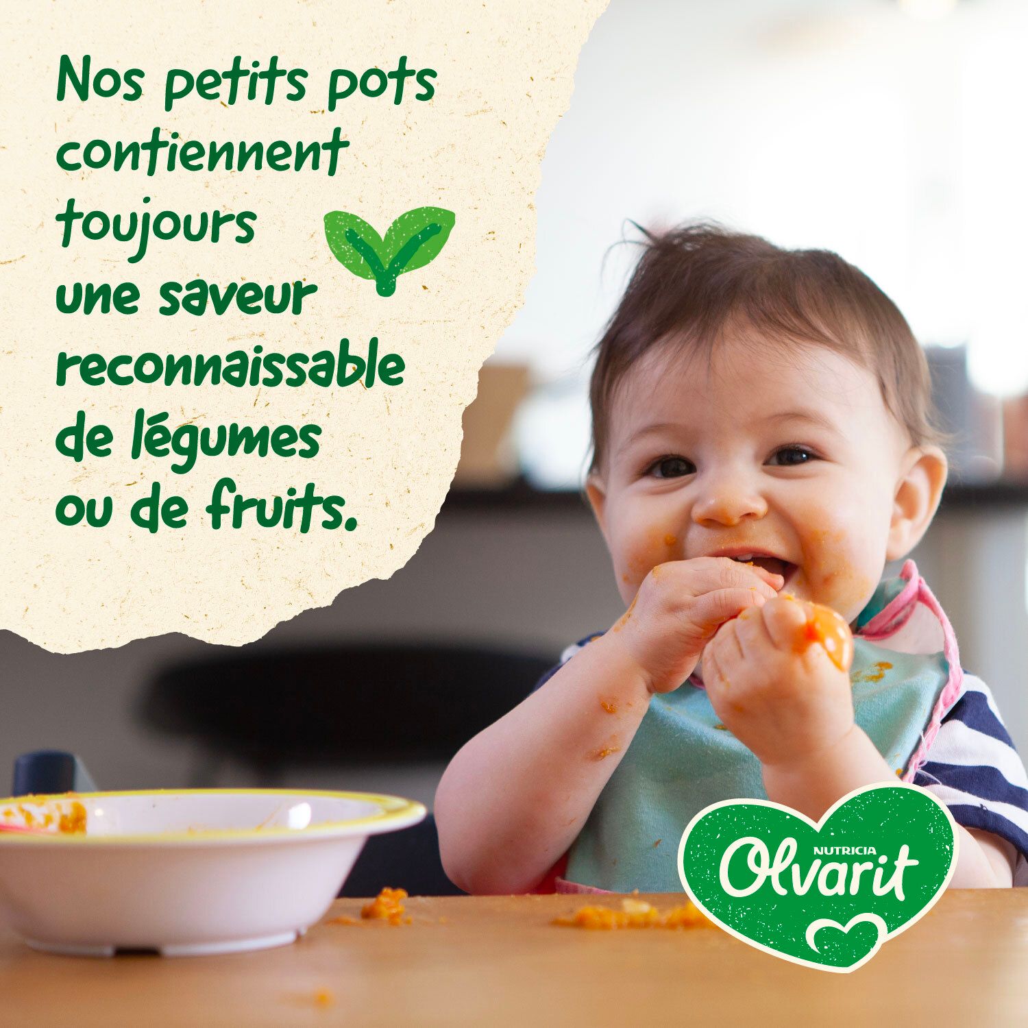 Olvarit | Petit Pot | Repas Bébé Dès 15 Mois | Epinard Poulet Pommes De Terre