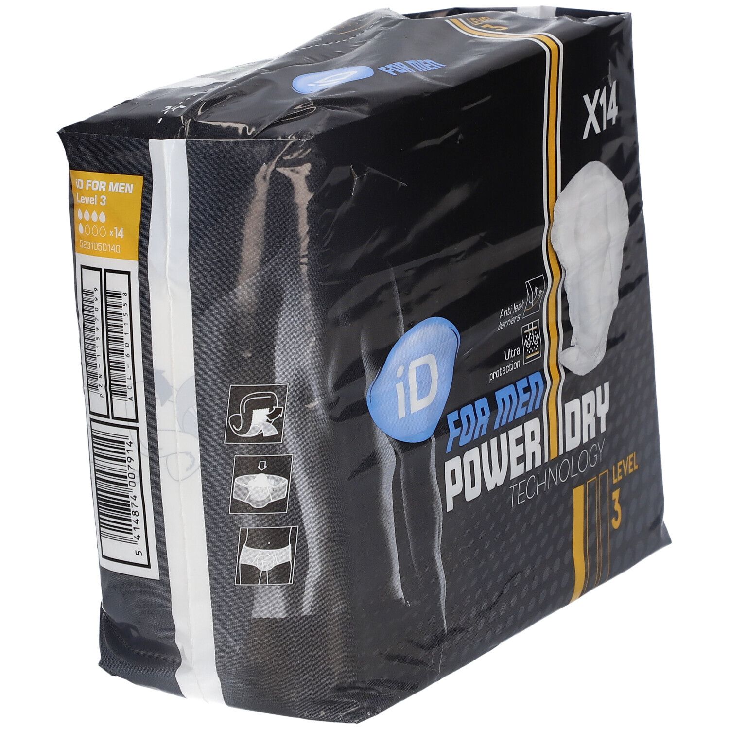 iD For Men Power Dry Level 3