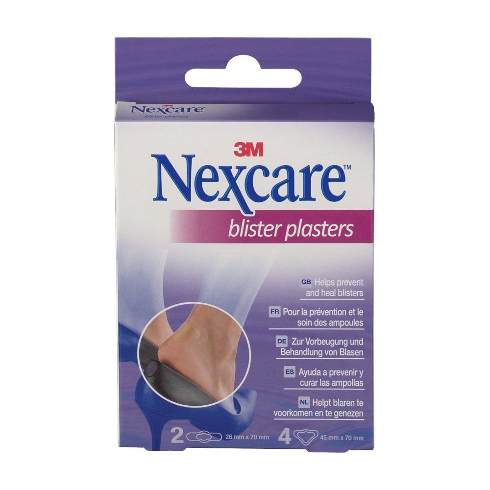 Nexcare Gel Pansements Ampoules assortiment 2 tailles N1406AS