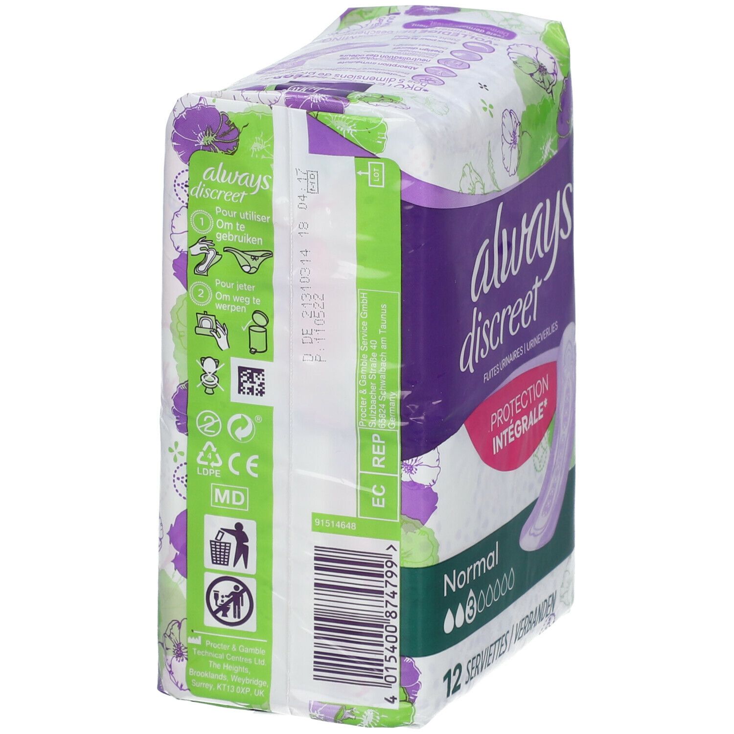 Always Discreet Verband voor Urineverlies Normal