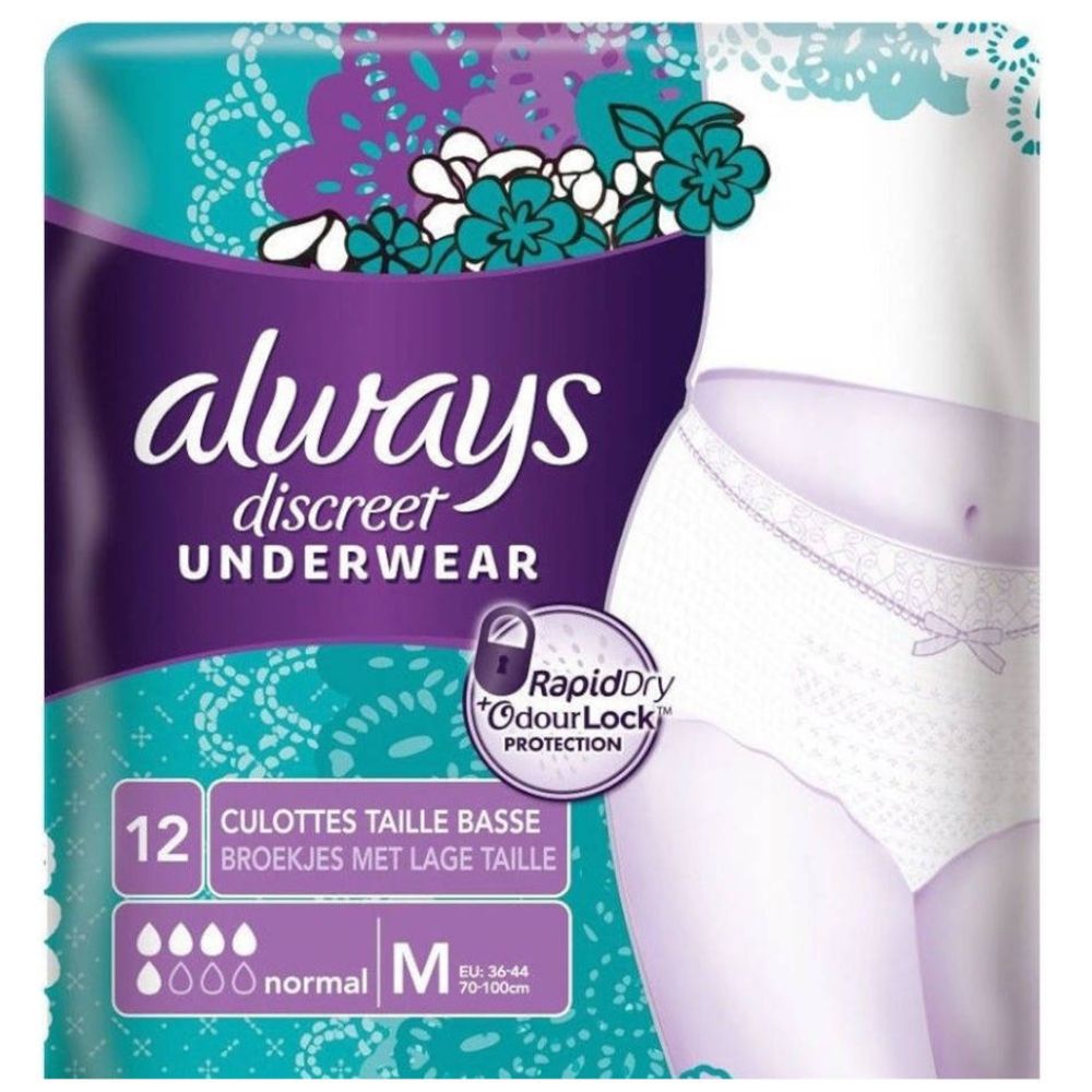 Always Discreet Culotte d'Incontinence Medium