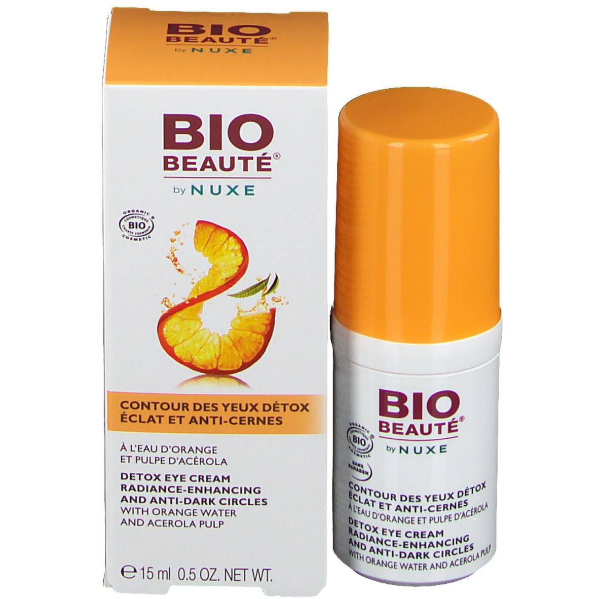 Bio Beauté by Nuxe Detox Oogcontour Crème Anti-Wallen & Glans