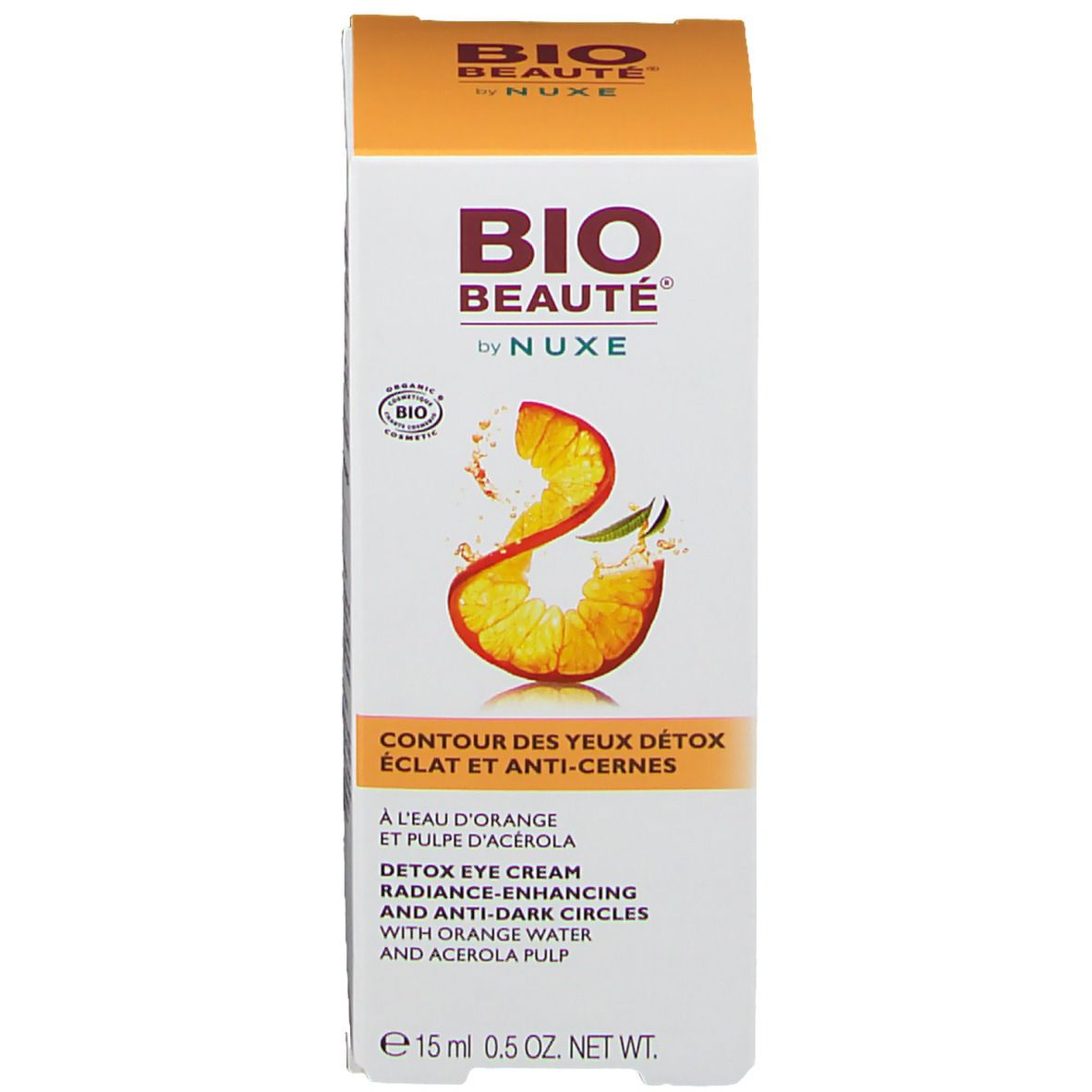 Bio Beauté by Nuxe Detox Oogcontour Crème Anti-Wallen & Glans