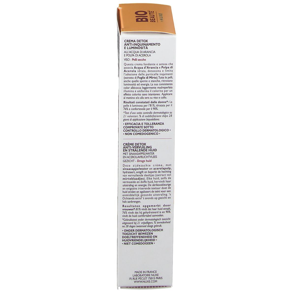 Bio Beauté by Nuxe Detox Crème Anti-Vervuiling en Glans