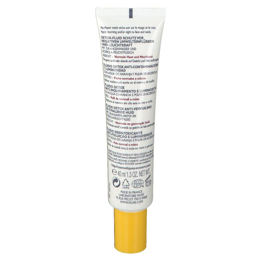 Bio Beauté By Nuxe Detox Fluide Anti-Pollution et Éclat