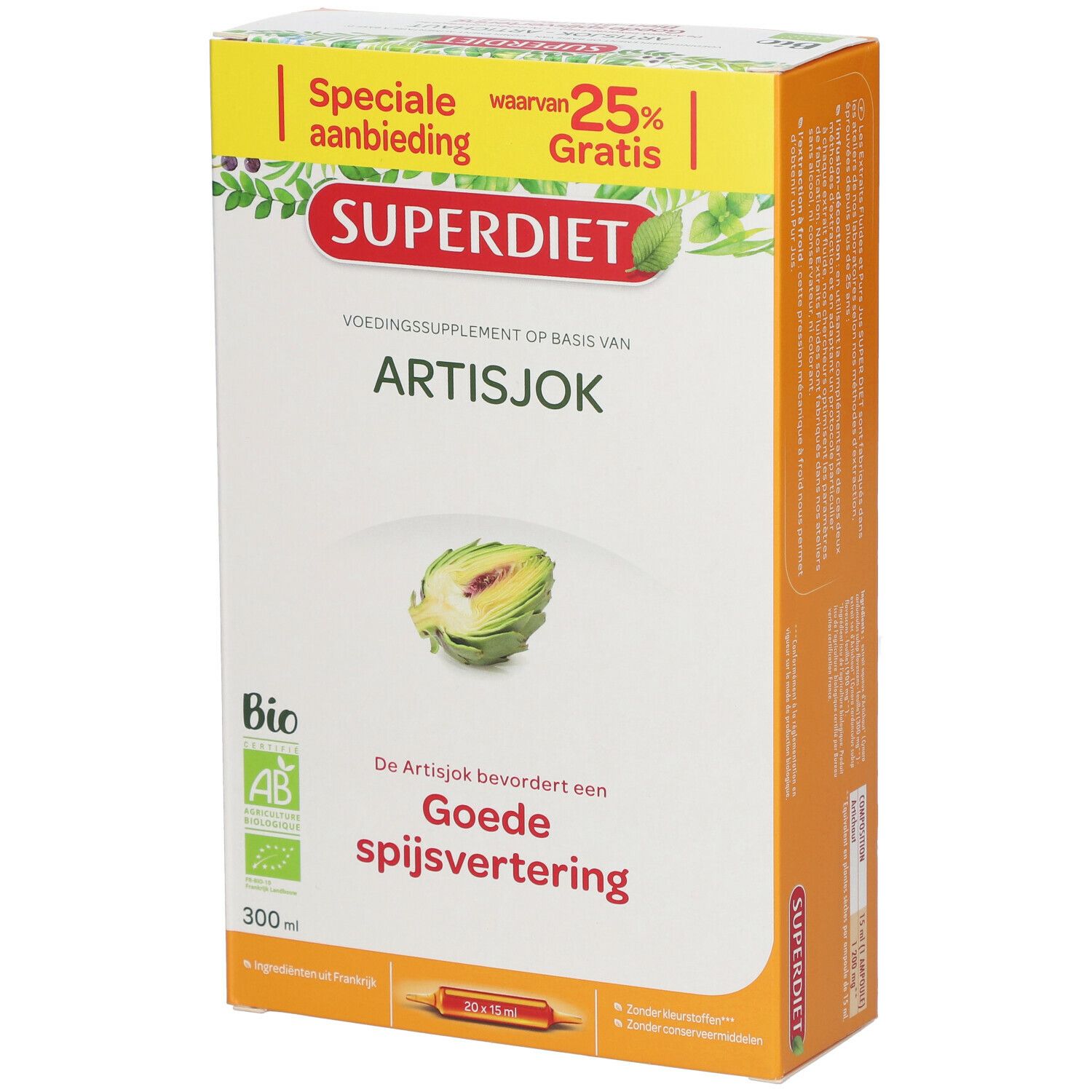 Super Diet Artisjok Bio +25% GRATIS