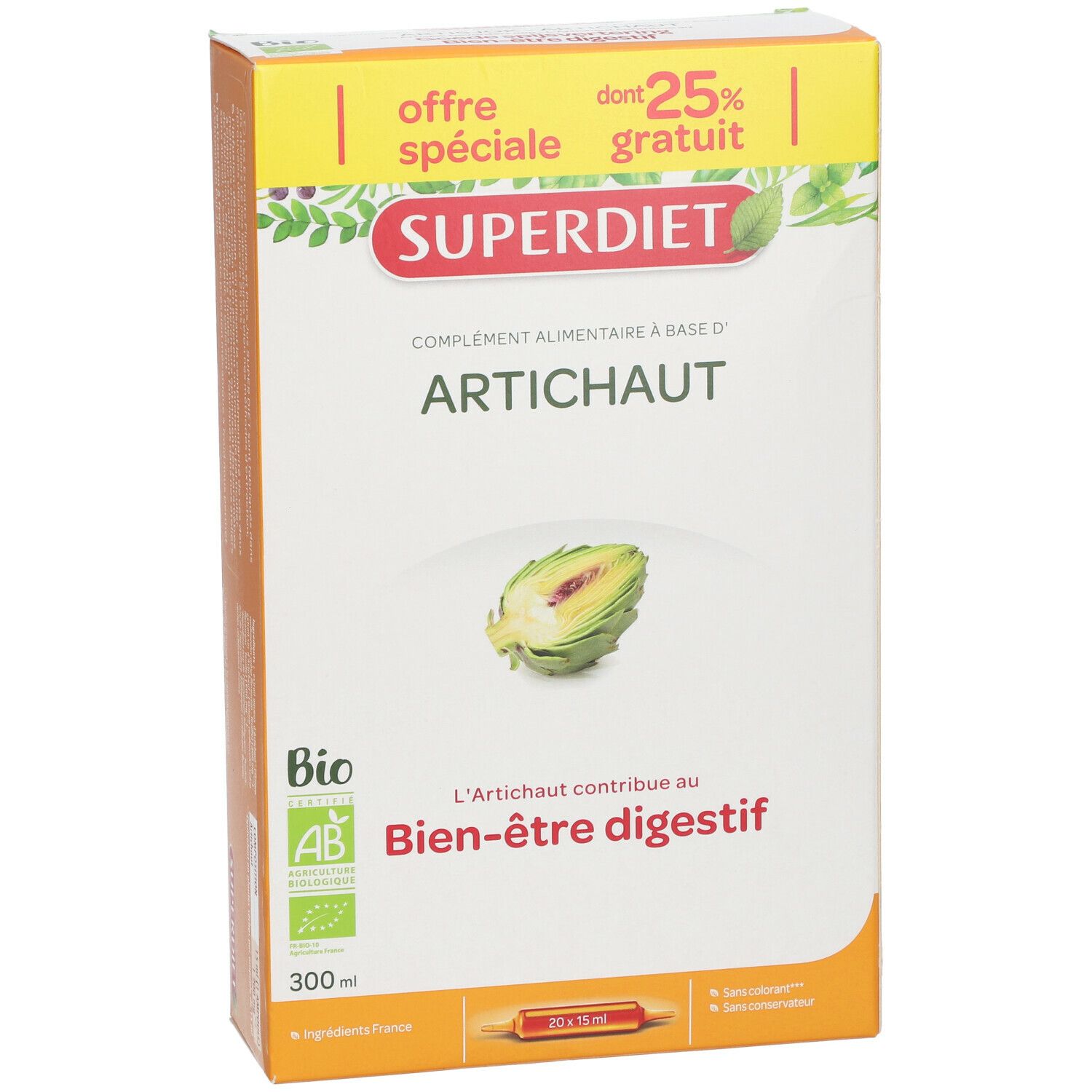 Super Diet Artisjok Bio +25% GRATIS