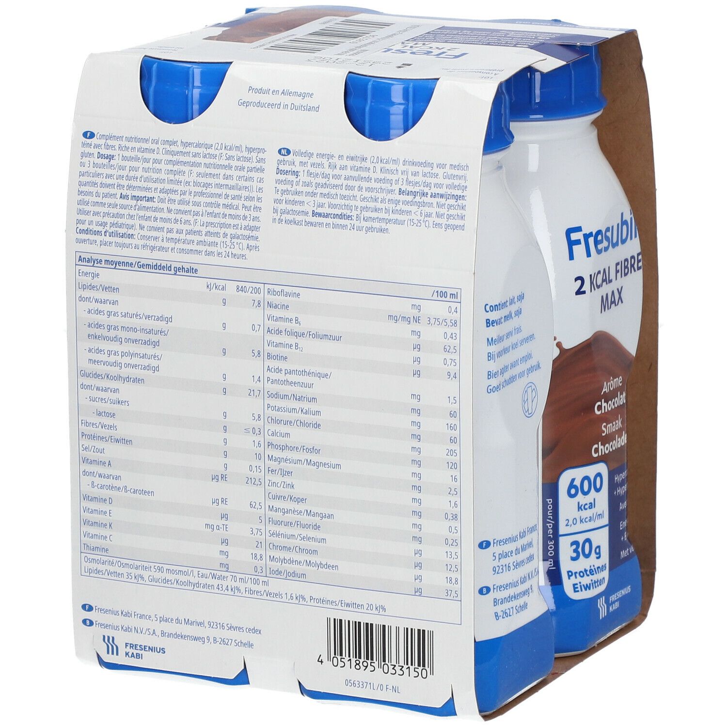 Fresubin 2 Kcal Fibre Max Drink Chocolat