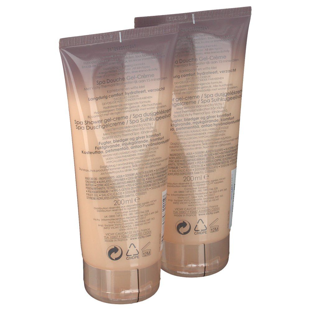 Vichy Ideal Body Douche Crème Gel 1+1 GRATUIT