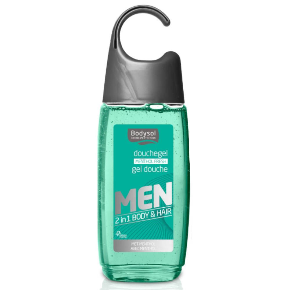 Bodysol Homme Gel Douche 2-en-1 Menthol Fresh
