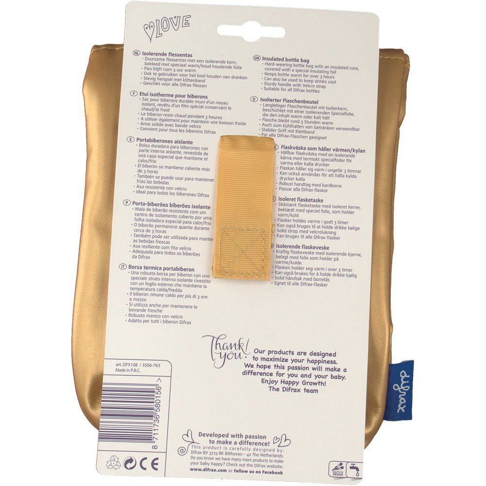 Difrax Flessentas Isolerend Gold
