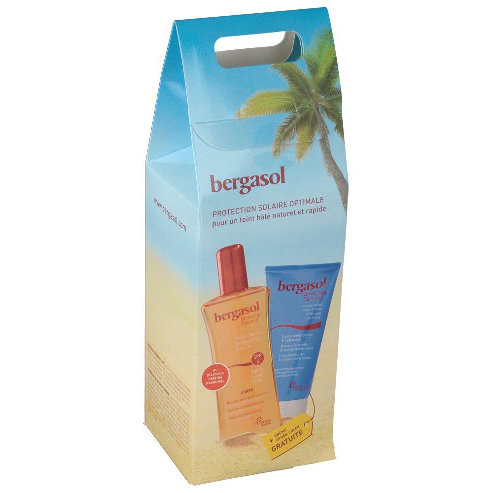 Bergasol Coffret Bronzage Huile Sèche