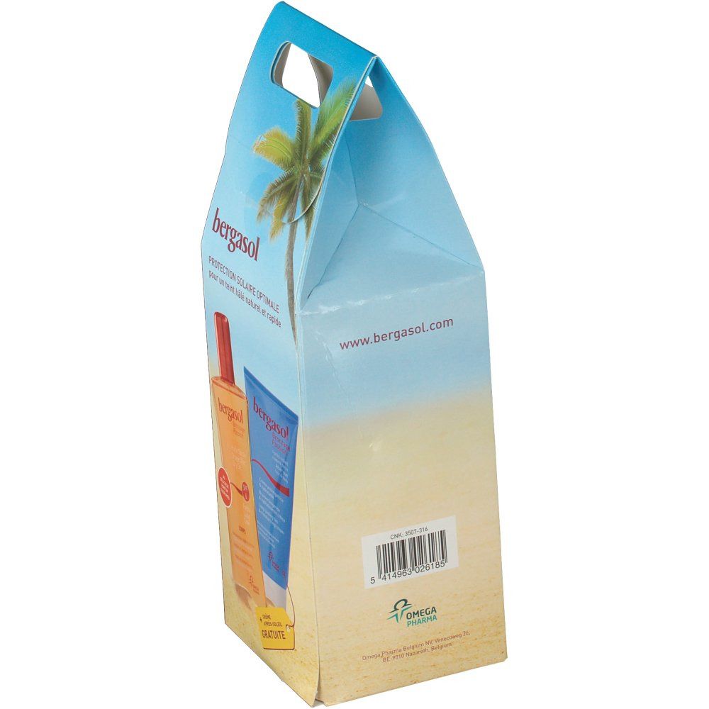 Bergasol Coffret Bronzage Huile Sèche