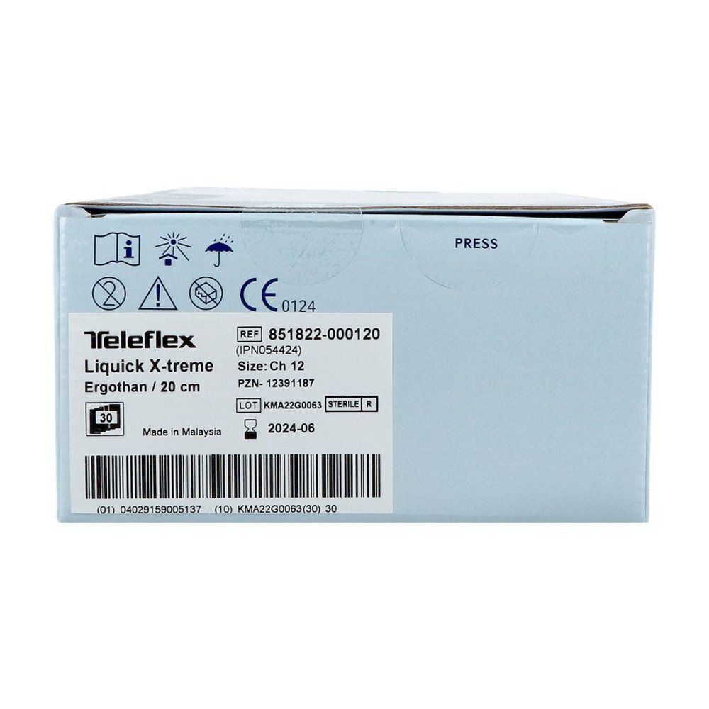 Boîte Teleflex Liquick X-treme Ergoan 20 cm. Certifié CE 0124. Numéro de référence 851822-000120.