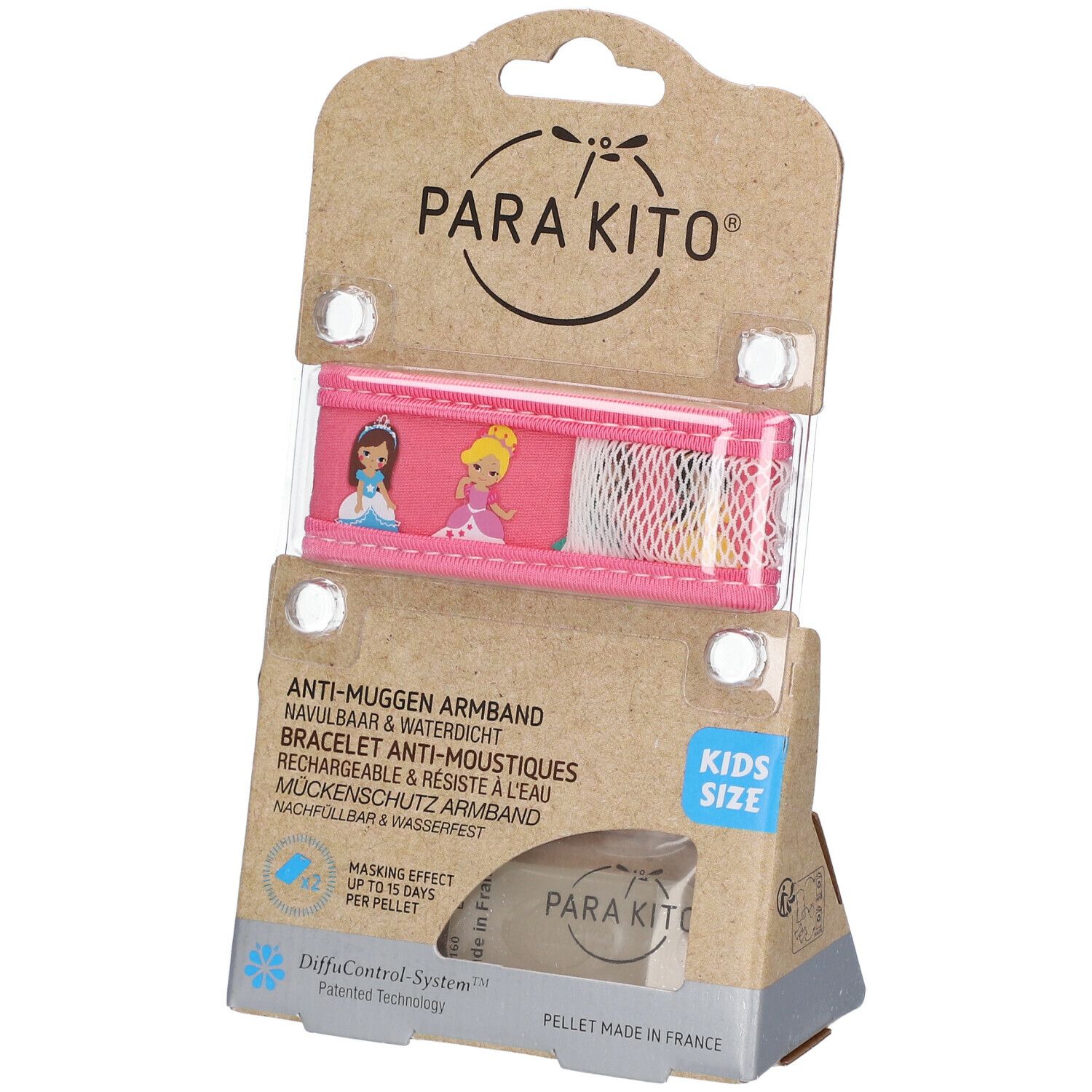 Para'Kito® Anti-Mug Polsband Kids Prinses Navulbaar