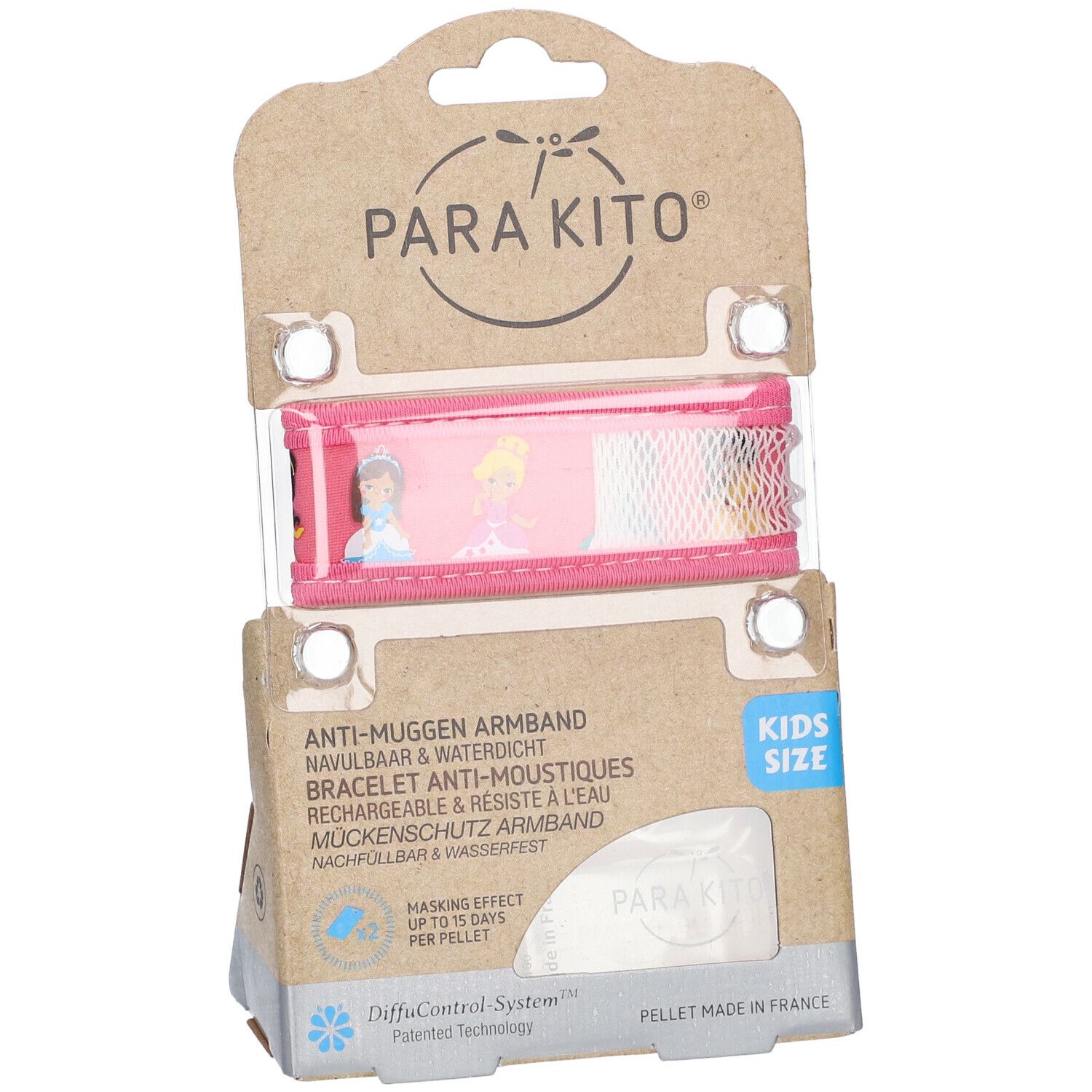 Para'Kito® Anti-Mug Polsband Kids Prinses Navulbaar