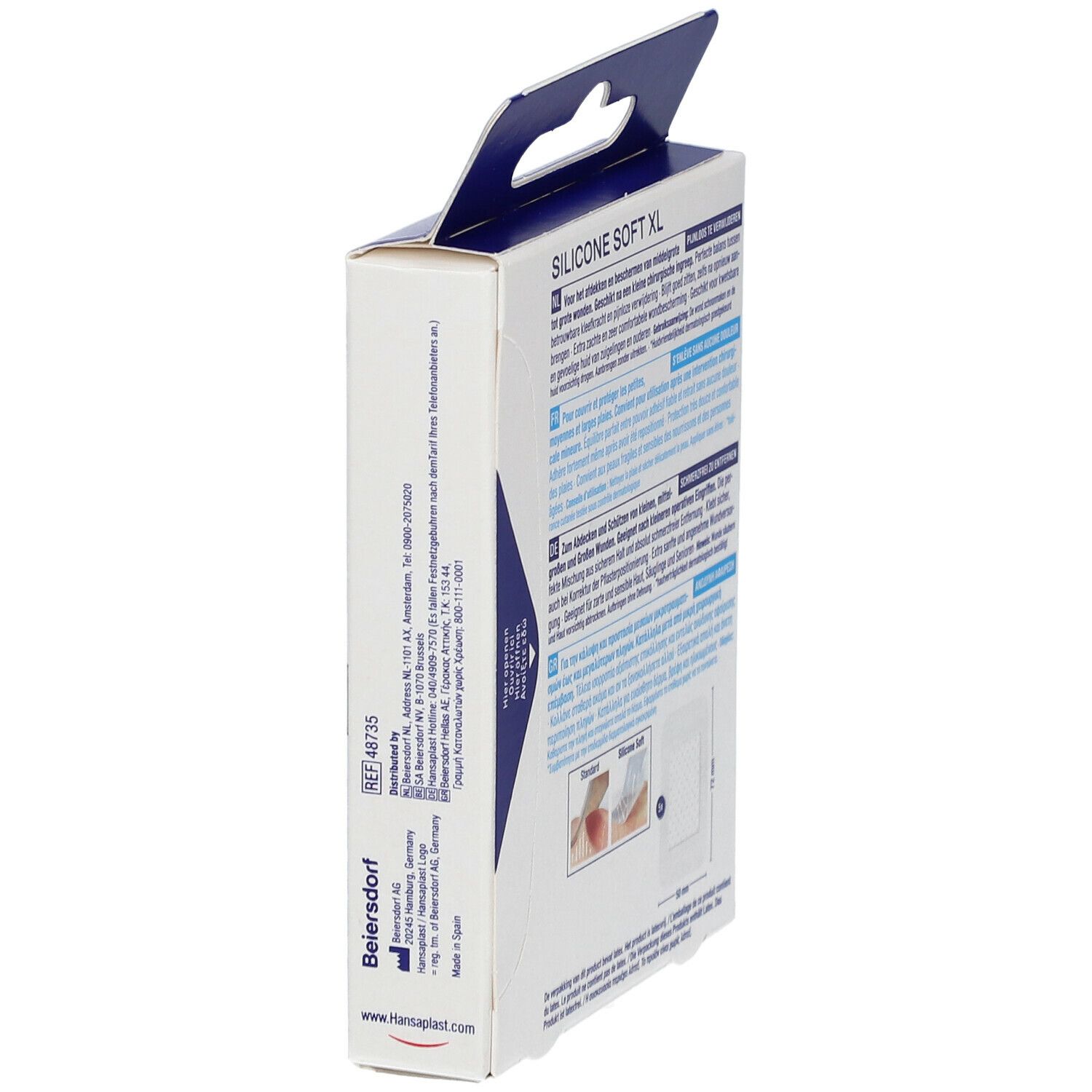 Hansaplast Silicone Soft XL ok