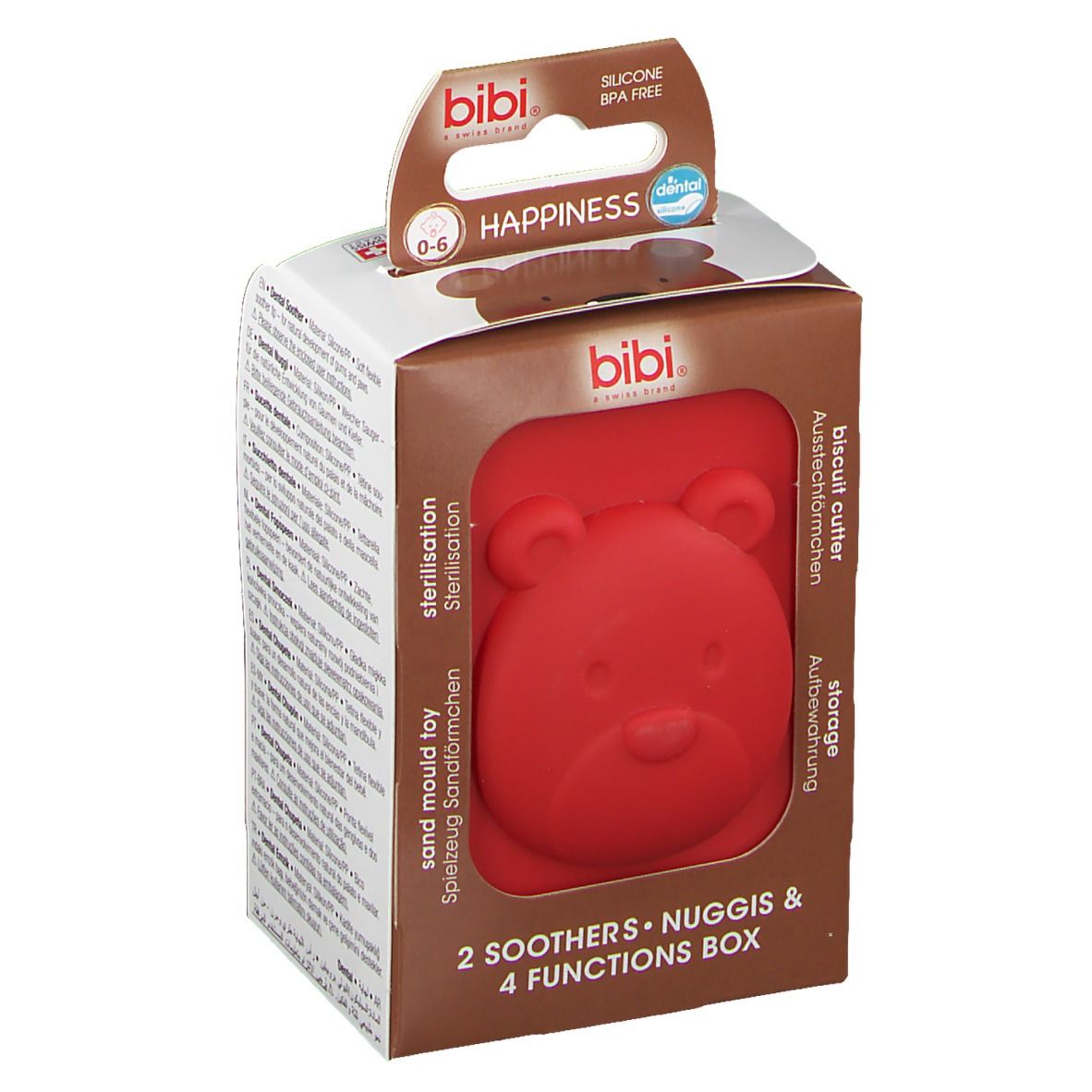 Bibi Sucette Happiness Duo Maman & Papa 0-6 Mois
