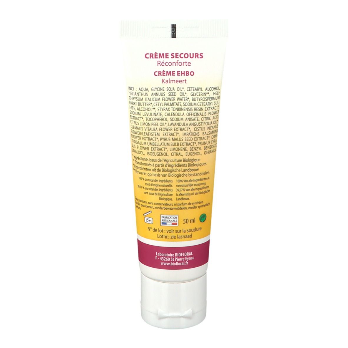 Biofloral Crème de Secours aux Fleurs de Bach