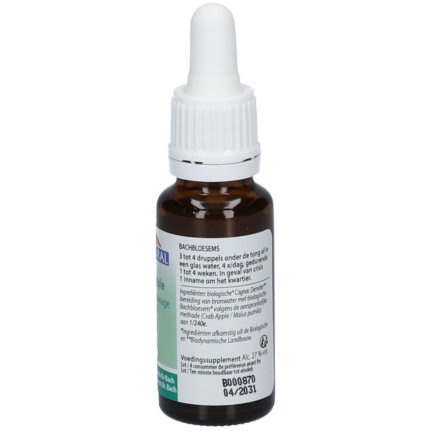 BIOFLORAL 10 - Crab apple - Pommier sauvage - 20 ml