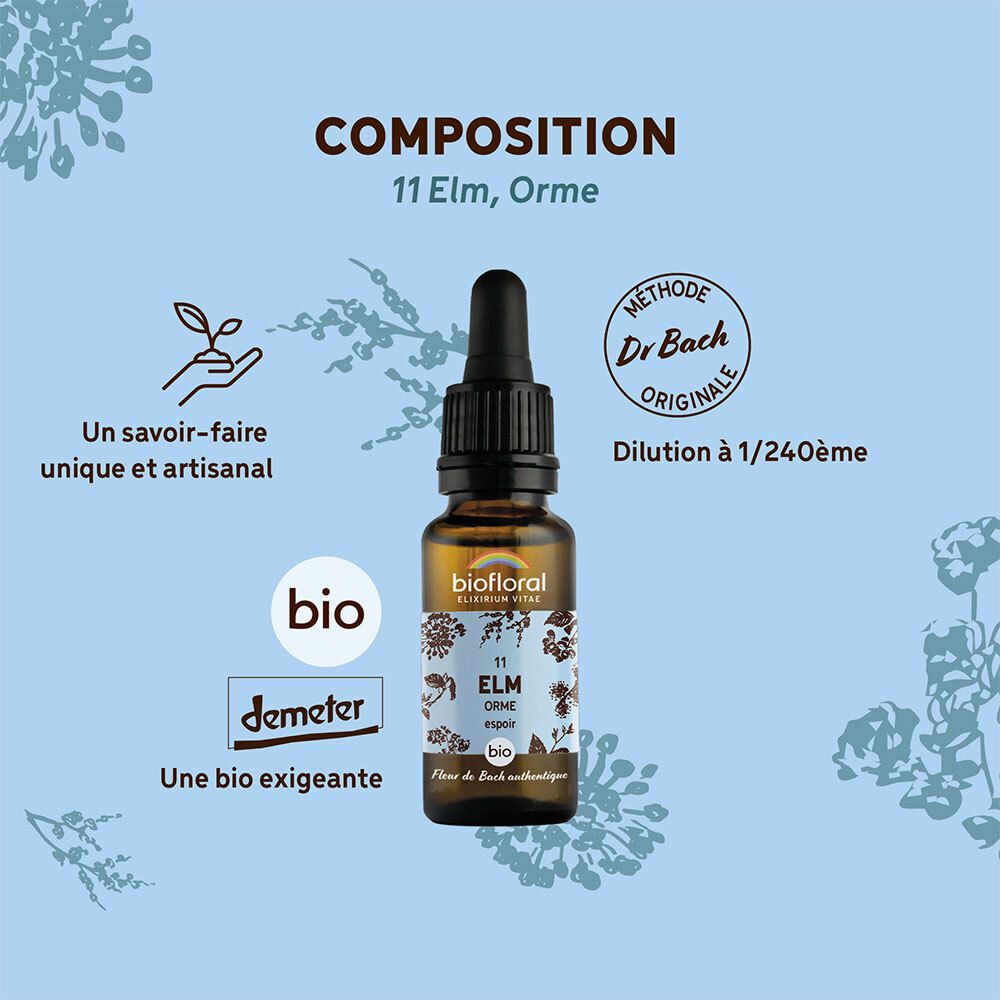 BIOFLORAL 11 - Elm - Orme - 20 ml