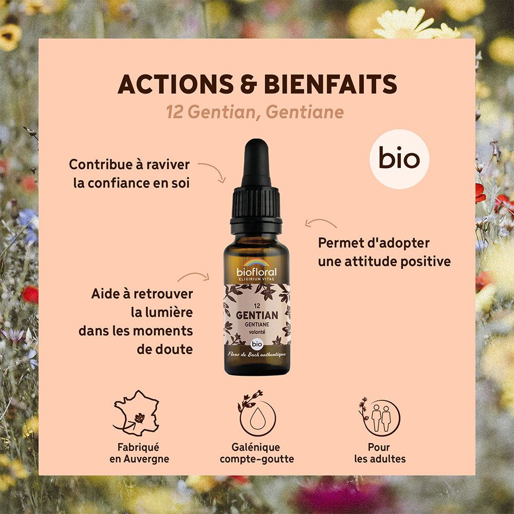 Biofloral Bachbloesems 12 Gentiaan Bio