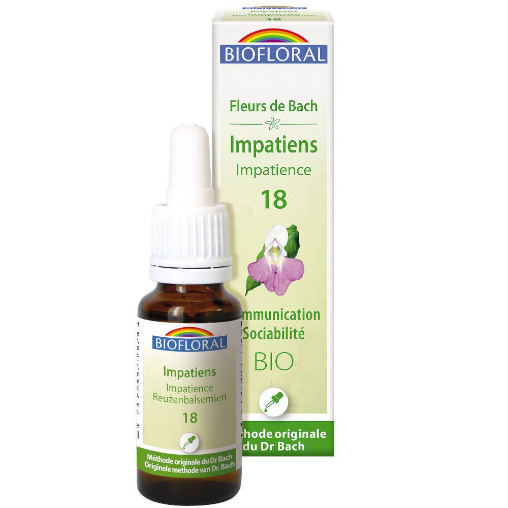 Biofloral Fleurs de Bach 18 Impatience Bio