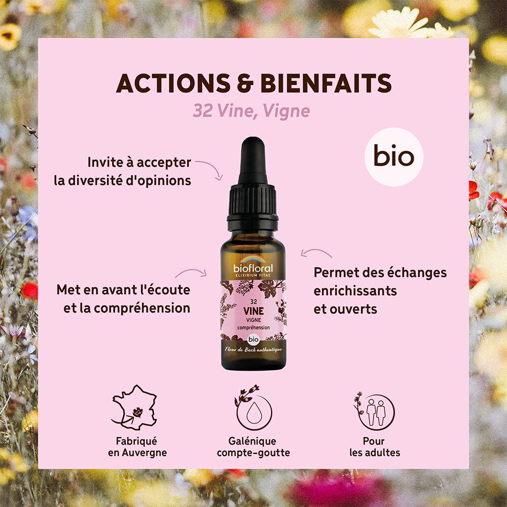 BIOFLORAL 32 - Vine - Vigne - 20 ml