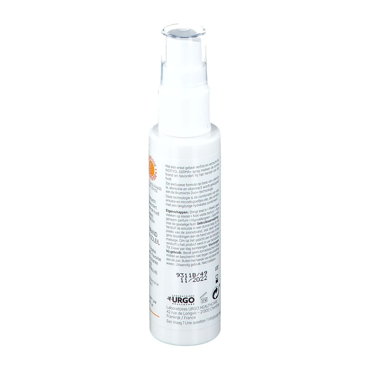 Inotyol Derma+ Zonnebrand Spray