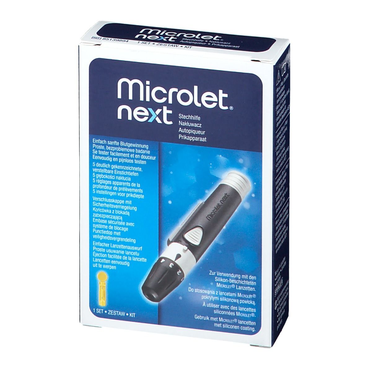 Ascensia Glucomètre Microlet Next Kit 85139894