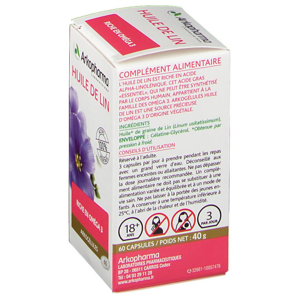 Arkocaps Lijnzaadolie